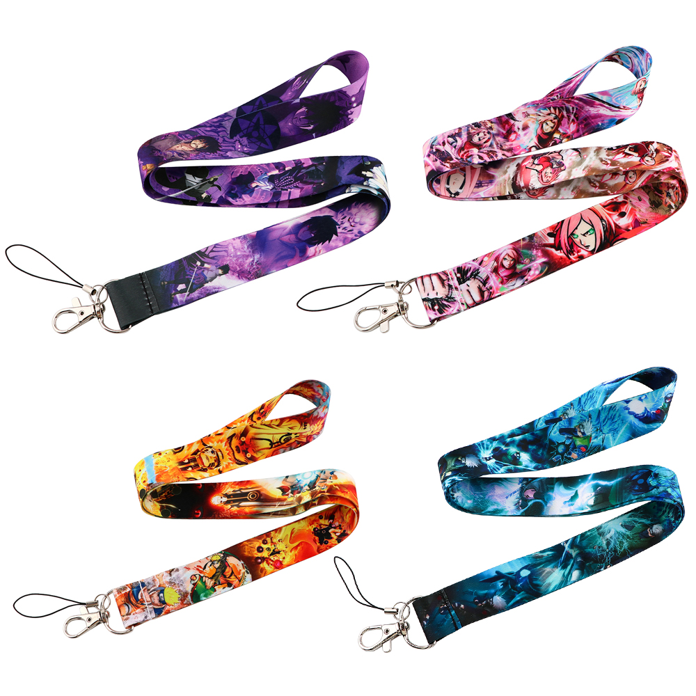 Japanese Anime Red Clouds Busi - مراجعة Lanyard Badge Holder وسعره