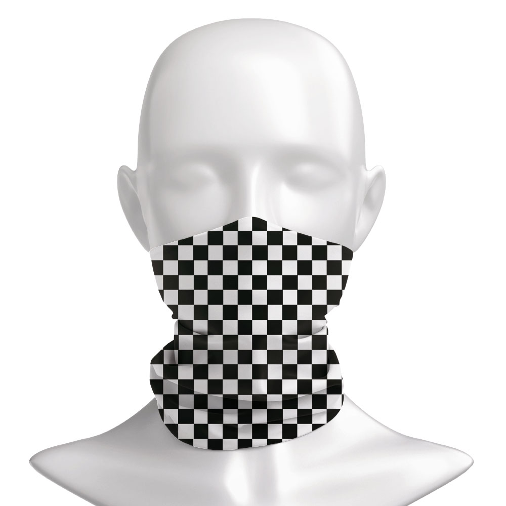 Checkered Ska Printed Headband - مراجعة Neck Warmer Tube وسعره