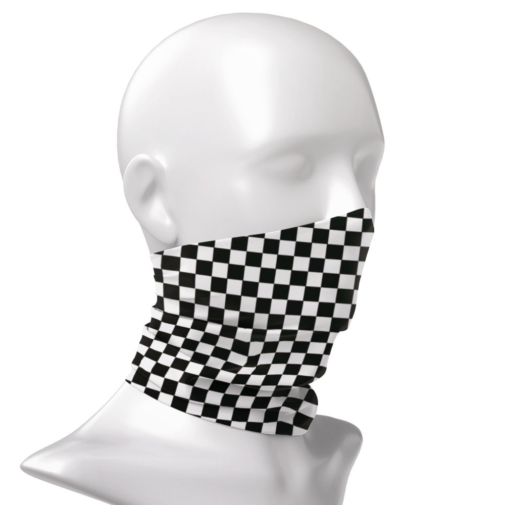 Checkered Ska Printed Headband - مراجعة Neck Warmer Tube وسعره