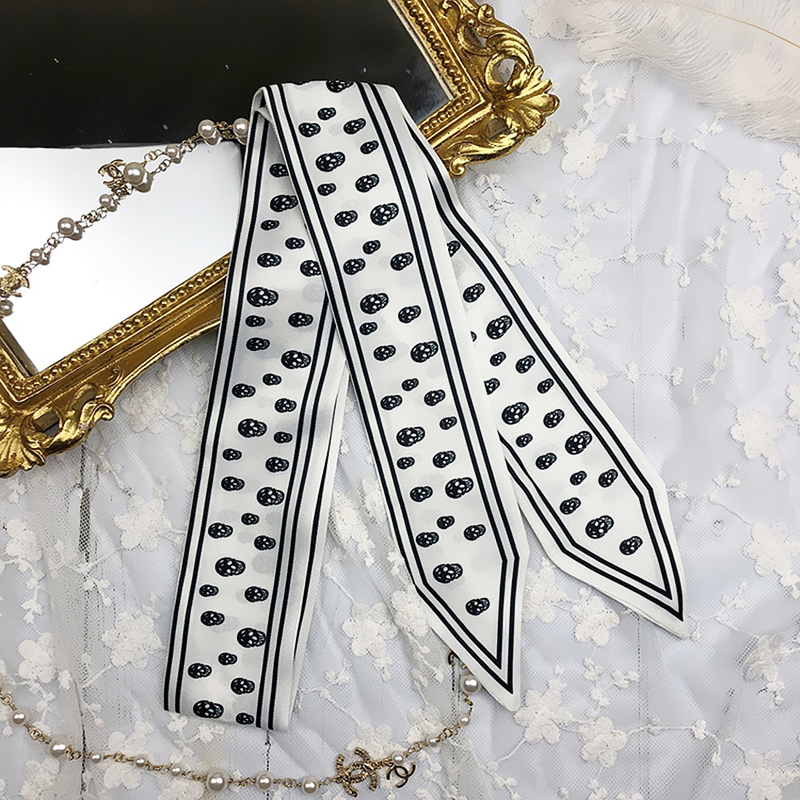 115cm Tied bag Handle silk sca - مراجعة Silk Tie Striped وسعره